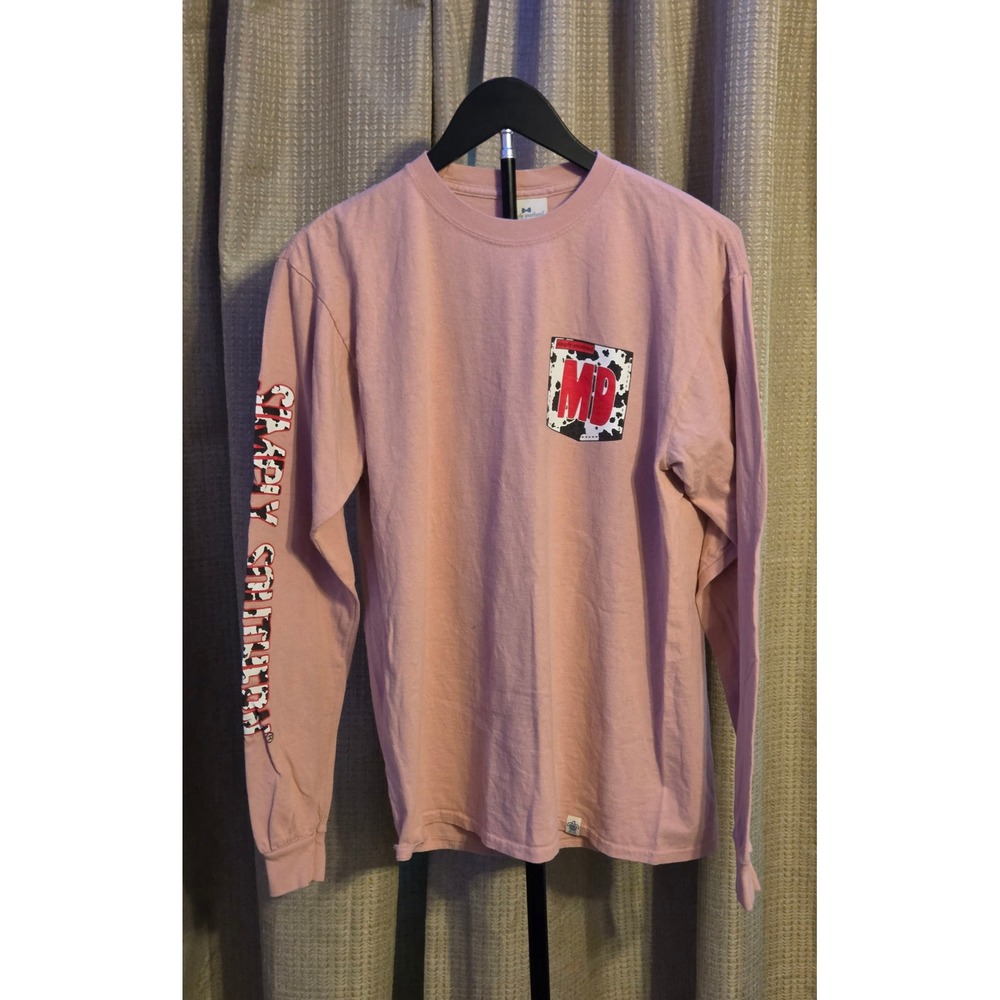 Simply Southern Long Sleeve Maryland Girl Graphic T-Shirt‎ Women's Size Medium